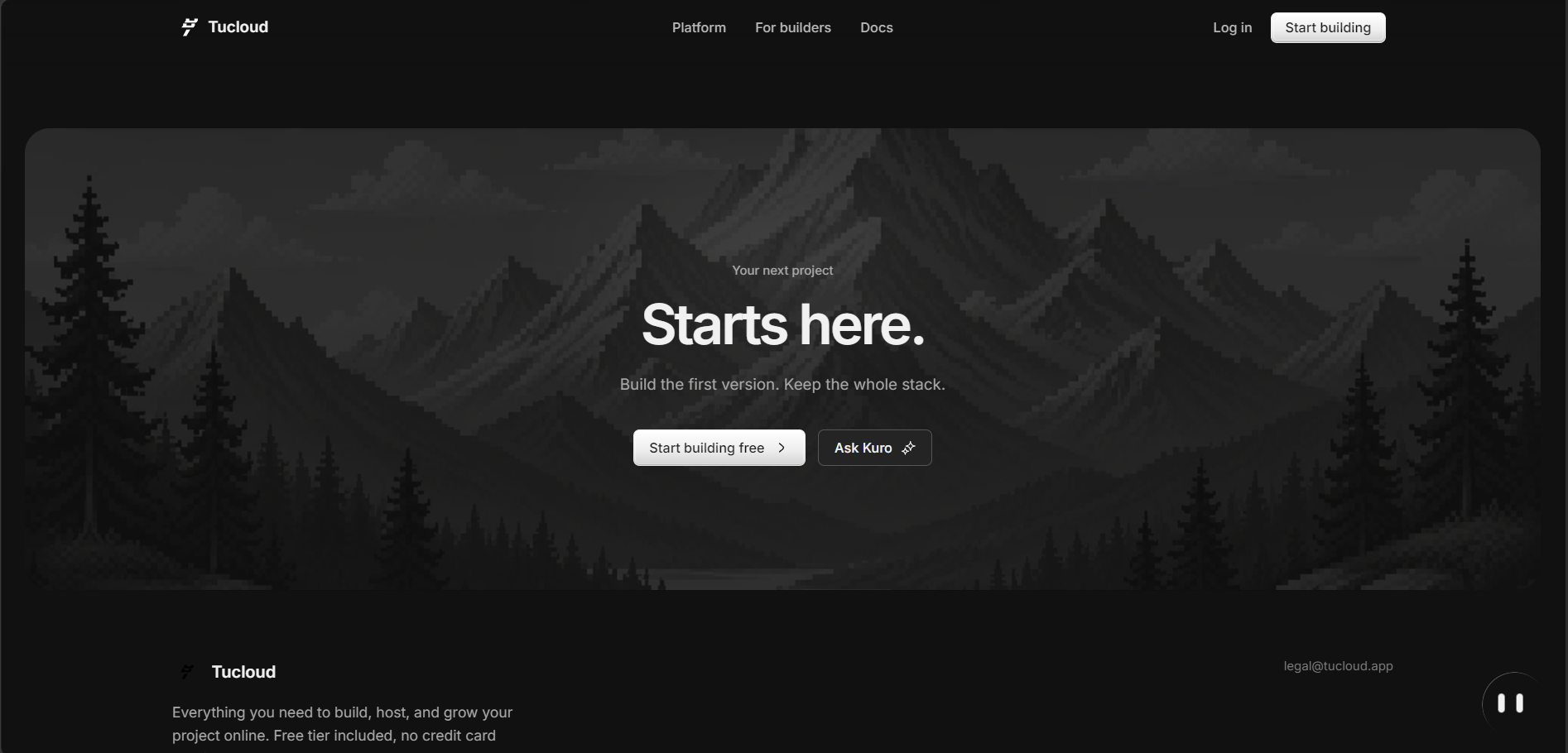 Tucloud Landing Page — screenshot 5